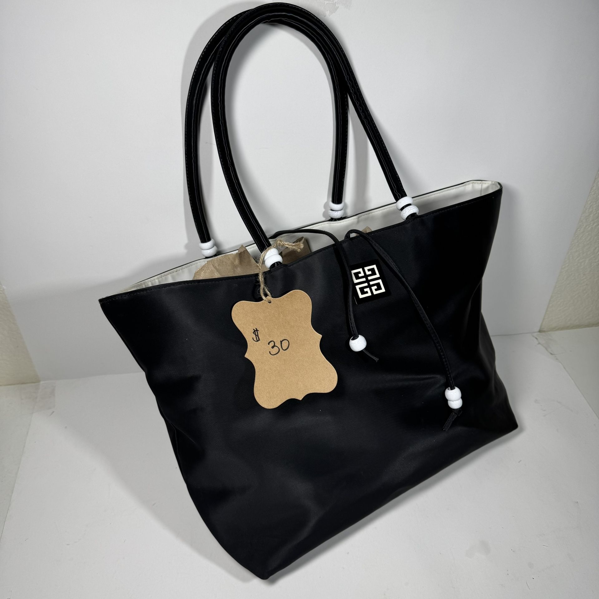 Givenchy Black Summer Beach Tote Bag