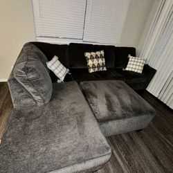 Sectional Sofa And 4 Chair Table 