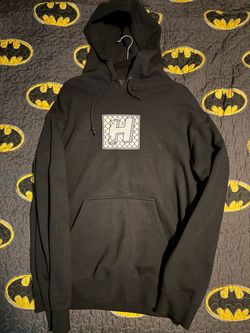 HUF Box Logo Black Pullover Hoodie