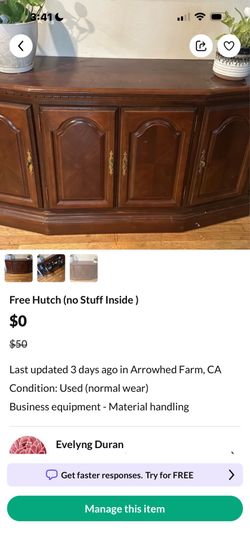 Free, no stuff inside