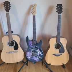 Electric and Acoustic Guitars Only $125 EACH!