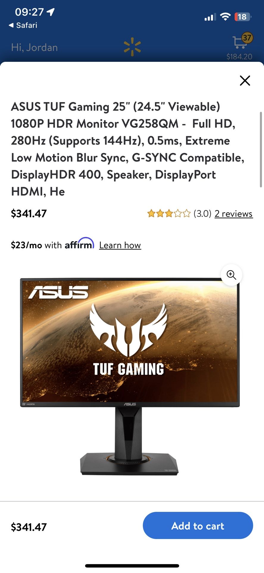 Gaming Monitor 