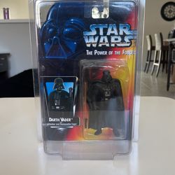 1995 Kenner Star Wars Darth Vader Power of the Force Action Figure. MINT.