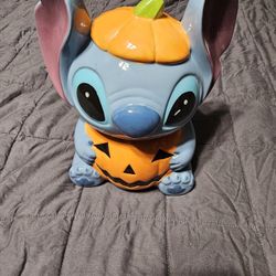 Halloween Stitch Cookie Jar
