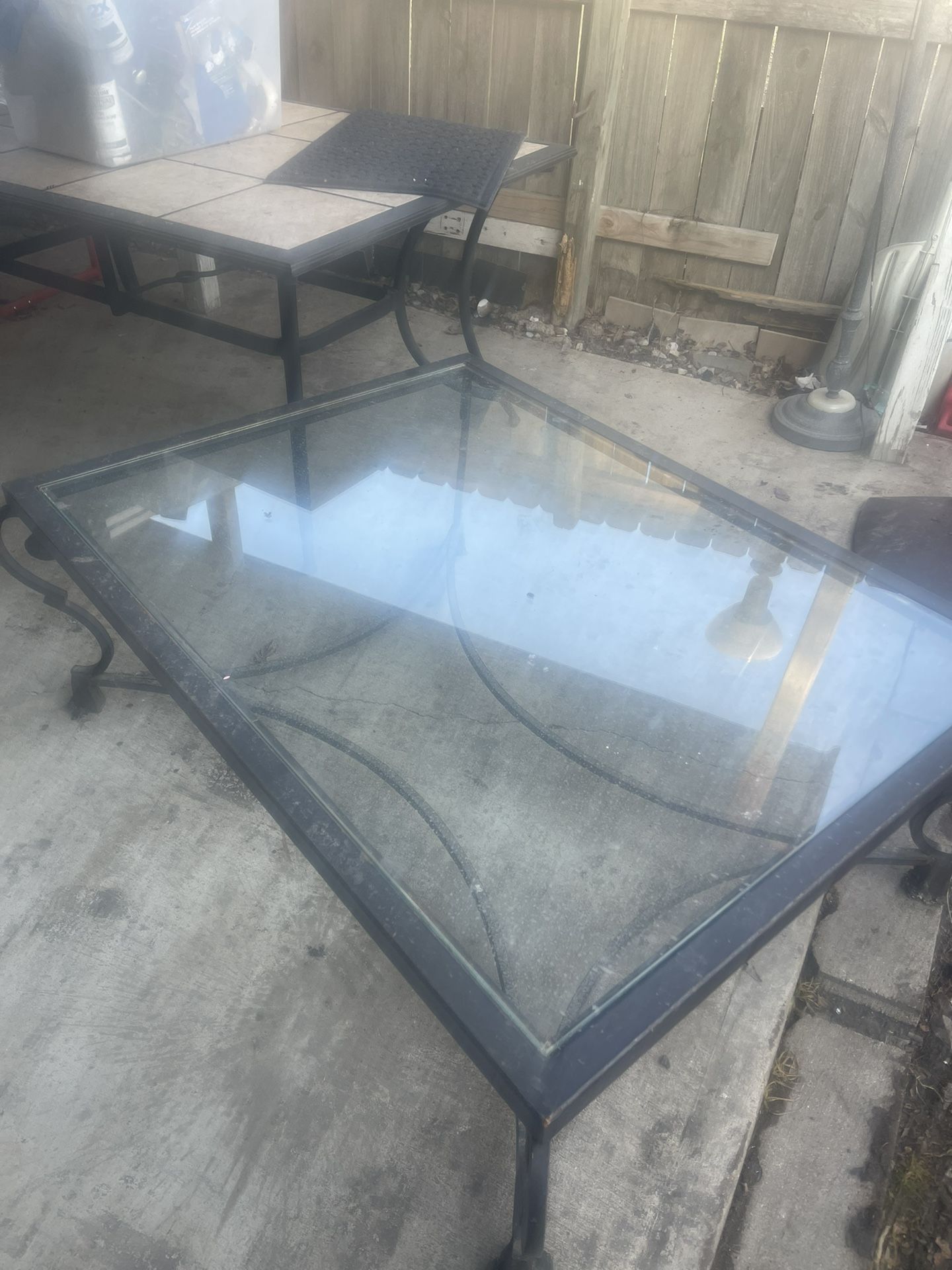 mesa de vidro  de centro de sala