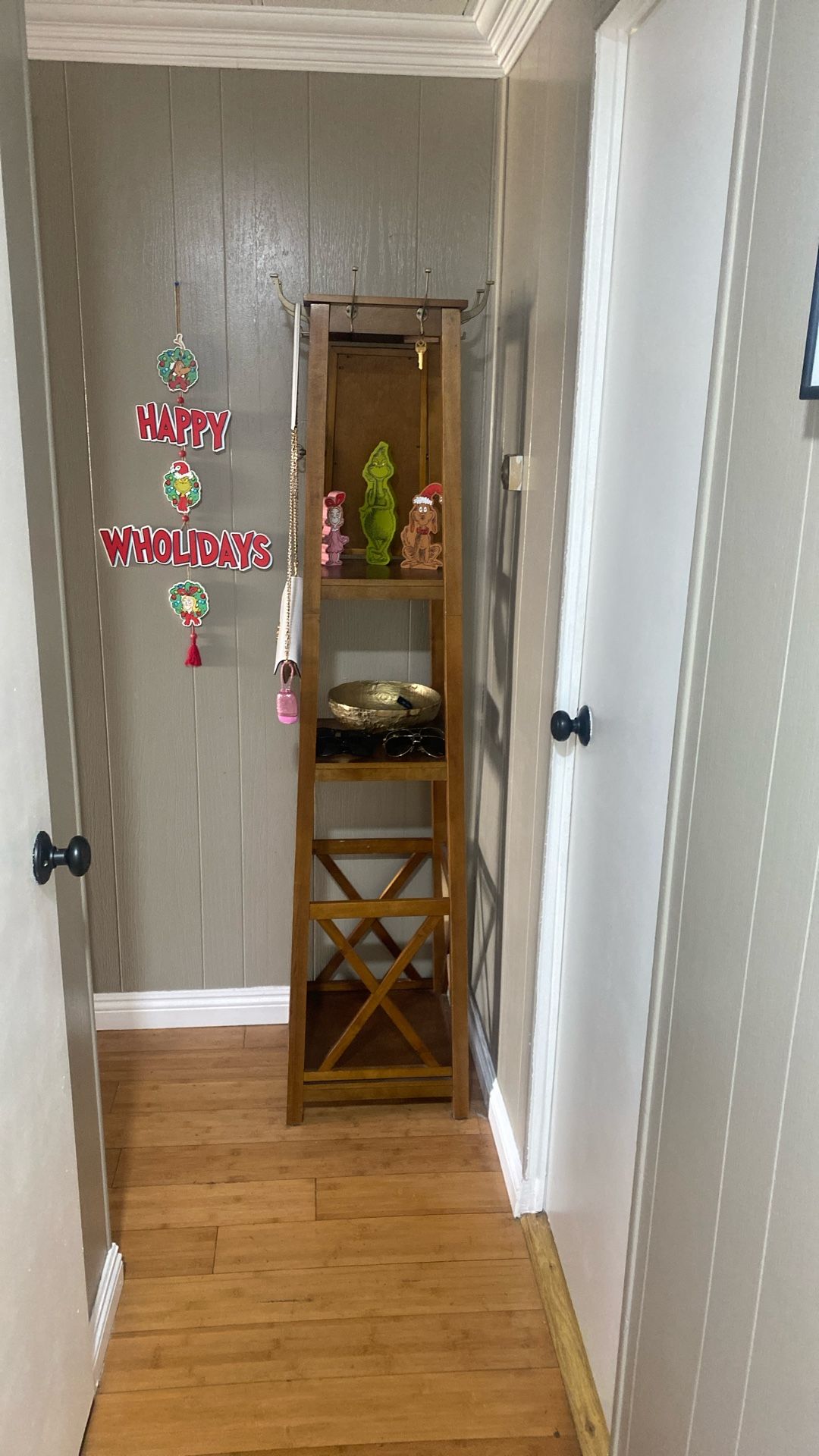 A Real Wood Coat Hanger.