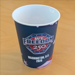 UFC Freedom 250 16oz Plastic Cup Durable Reusable Collectors Item White House