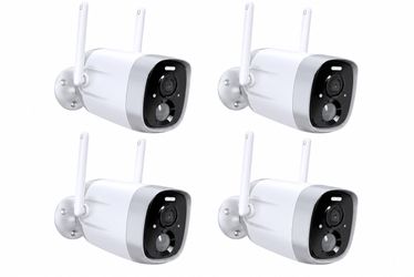 Netvue Vigil Plus 3 Outdoor WiFi Security Camera Set of 4