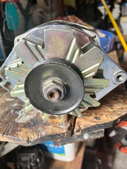 Chrome Alternator GM Delco Remy