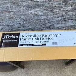 Emergency panic door lock