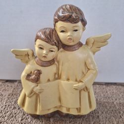 VINTAGE PAPER MACHE SINGING ANGELS