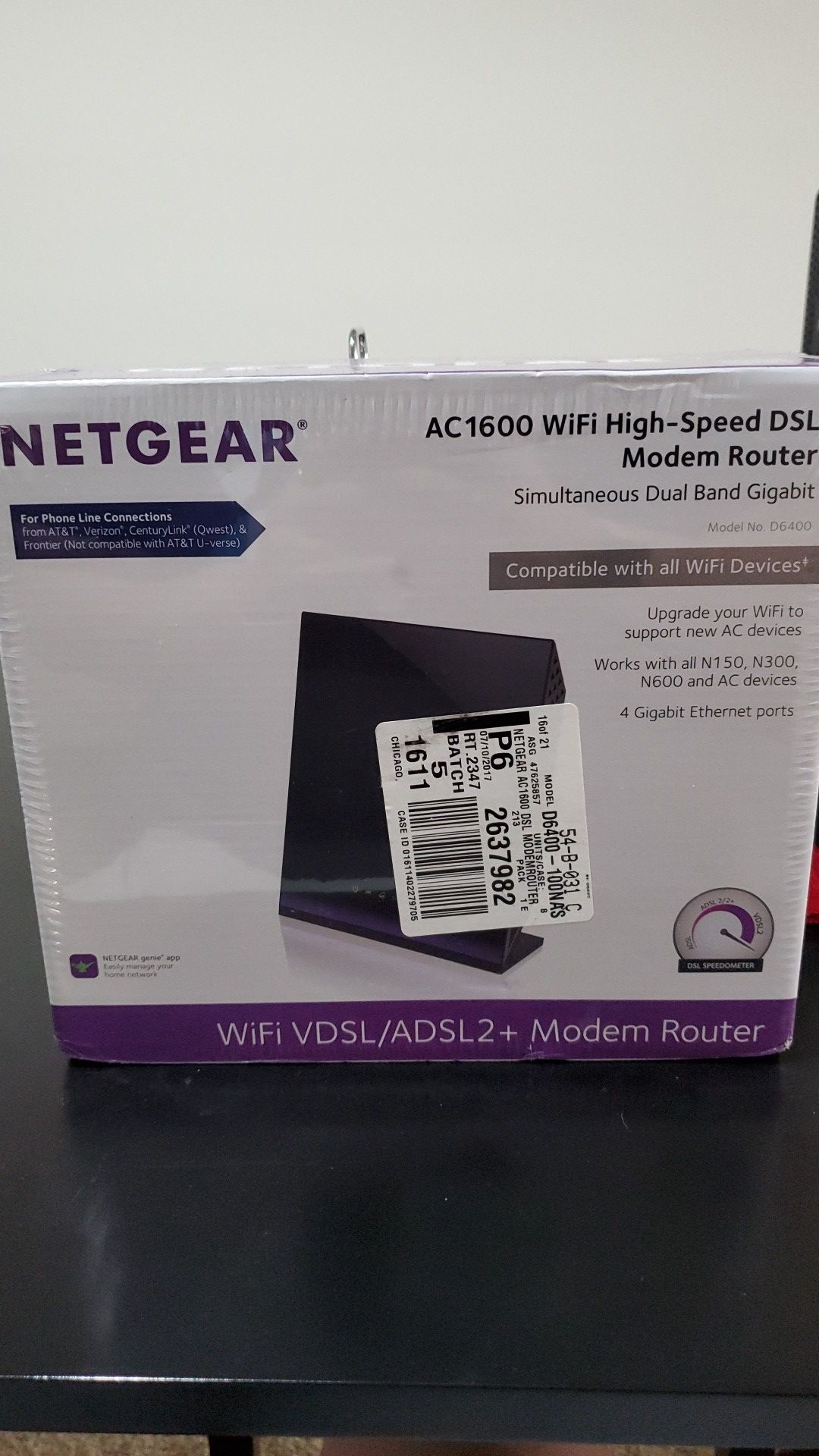 Netgear High speed DSL Modem Router (see pics for specs & compatibility)