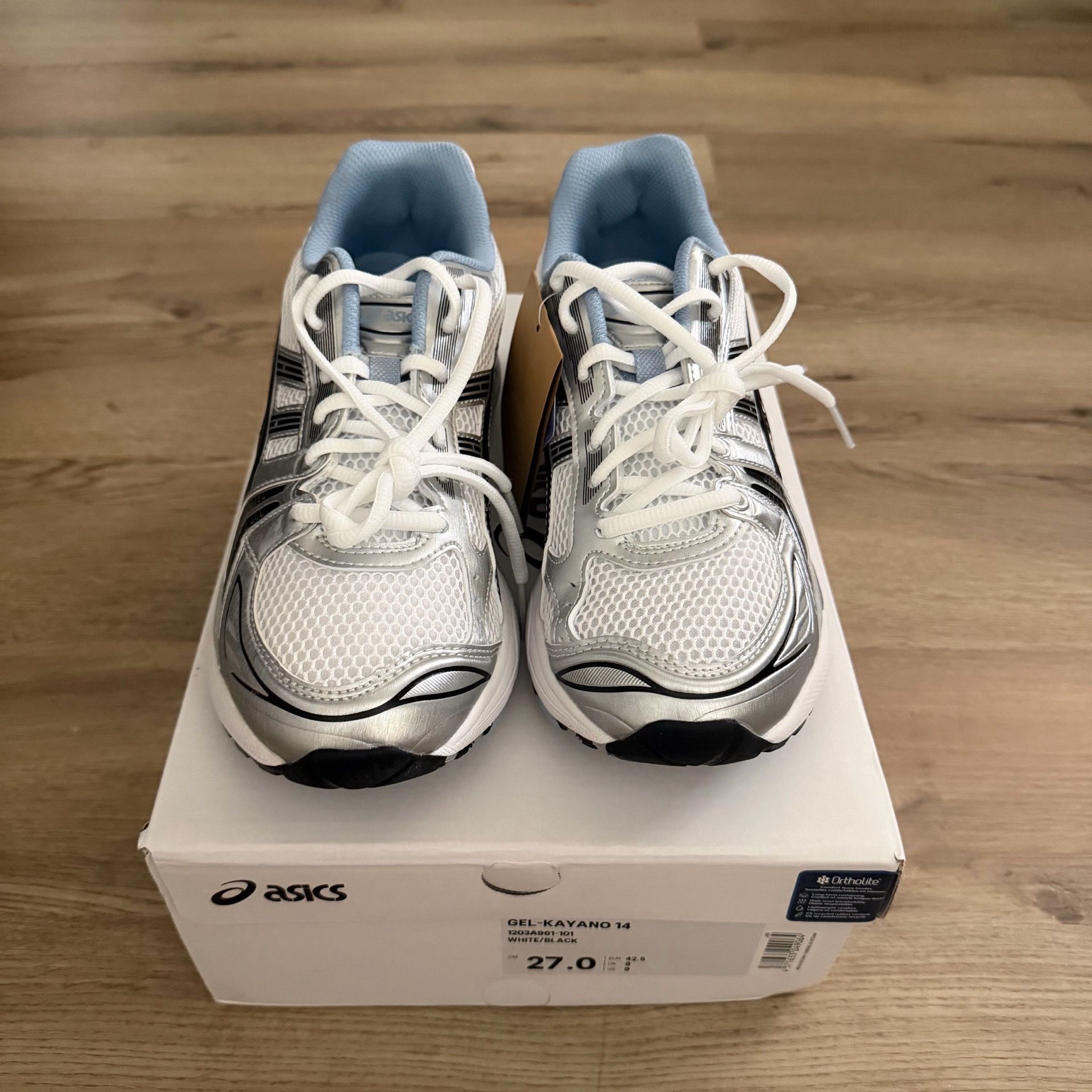 ASICS gel Kayano 14 JJJJsound white blue