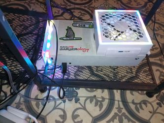 Xbox series s, wired controller and headset