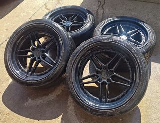 20" TSW STAGGERED WHEELS 5X114