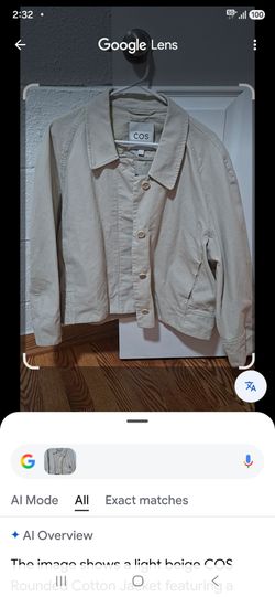 COS Women's Rounded Cotton Jacket
