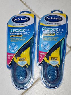 Dr. Scholl's Energizing Comfort with Massaging Gel insoles.