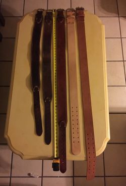 Leather belts