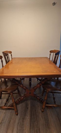 Antique wood dining table *(Price is Negotiable)*