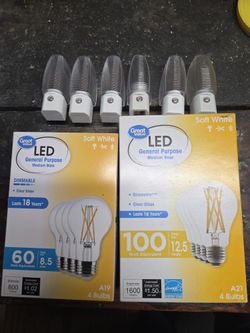 Great Value Led Bulbs And Nightlights