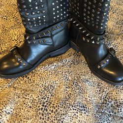 ASH Black Studs Woman Boots Size 41