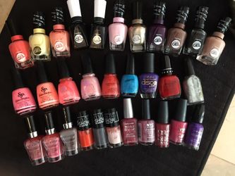31 nail polish. Sally Hansen gel NYC wet n wild maybelline