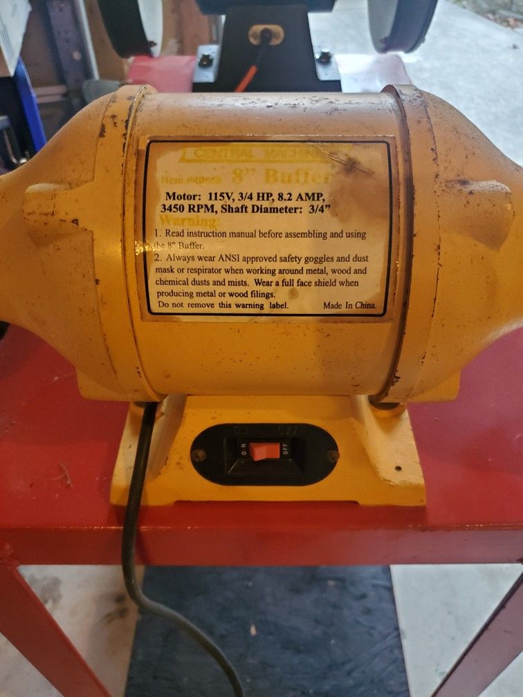 Grinder/Buffer/ Cart