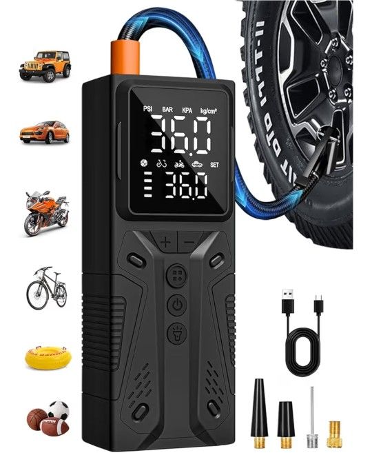 Tire Inflator Portable Air Compressor