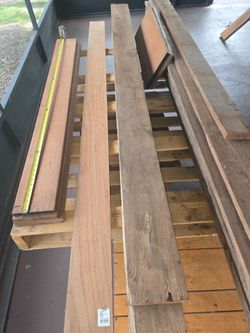 MAHOGANY & RED OAK NON-PLANED BOARDS