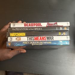 5 DVD Movies Read Description