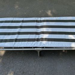 Coleman Cot W/ Pad, Metal, Folding