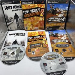 Tony Hawk's Underground 2,3,4+ Proving Ground Sony PlayStation 2 PS2 - 4 Games