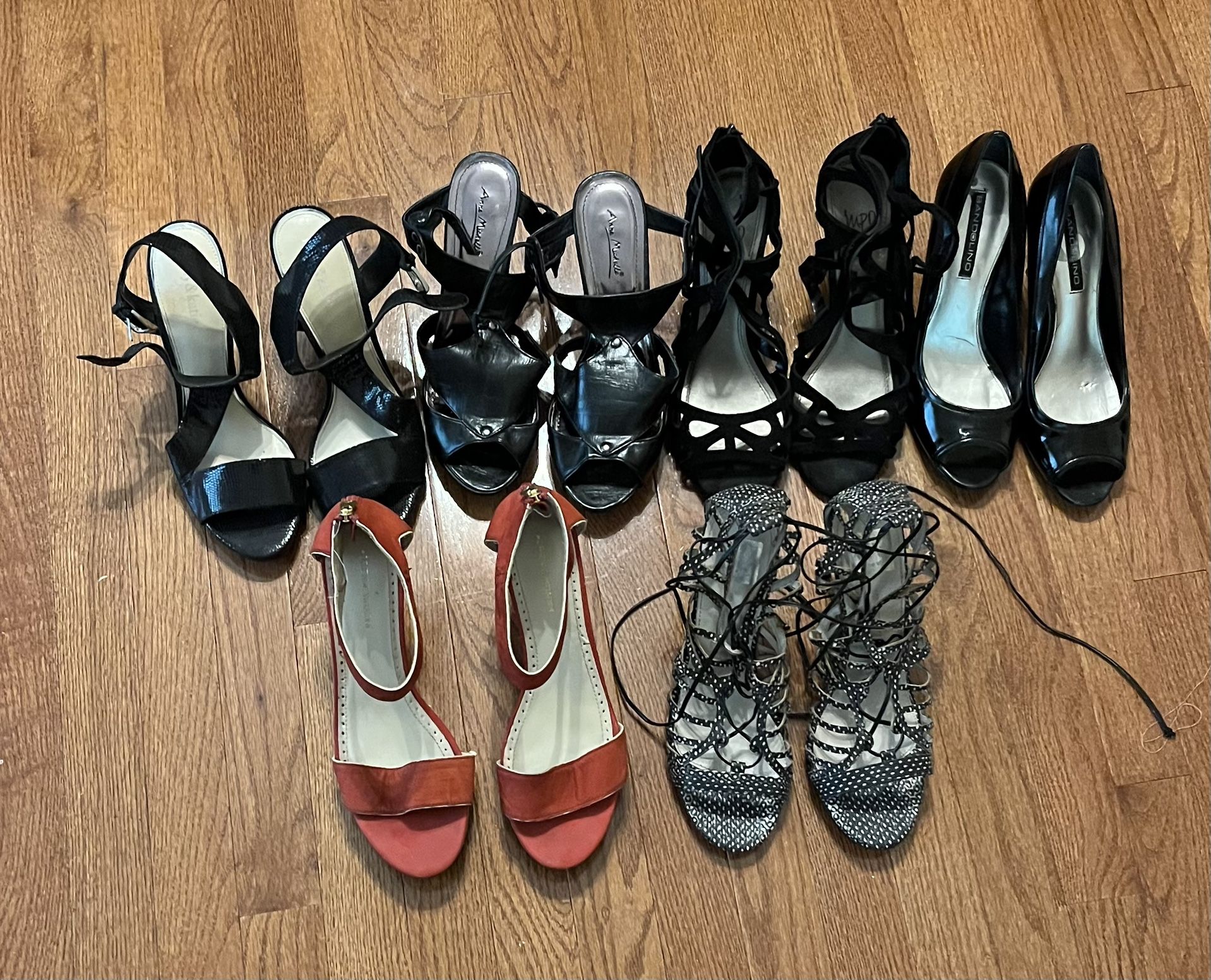 Sandals - Heels & Wedges; size 10