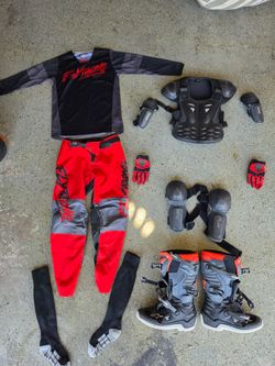 Youth Motocross Gear Set for 8-10 year old; Alpinestars, Fox