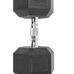 CAP Barbell, 60lb Coated Hex Dumbbell, Single