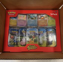 Pokémon TCG Mega Evolution Ascended Heroes 5-Pack