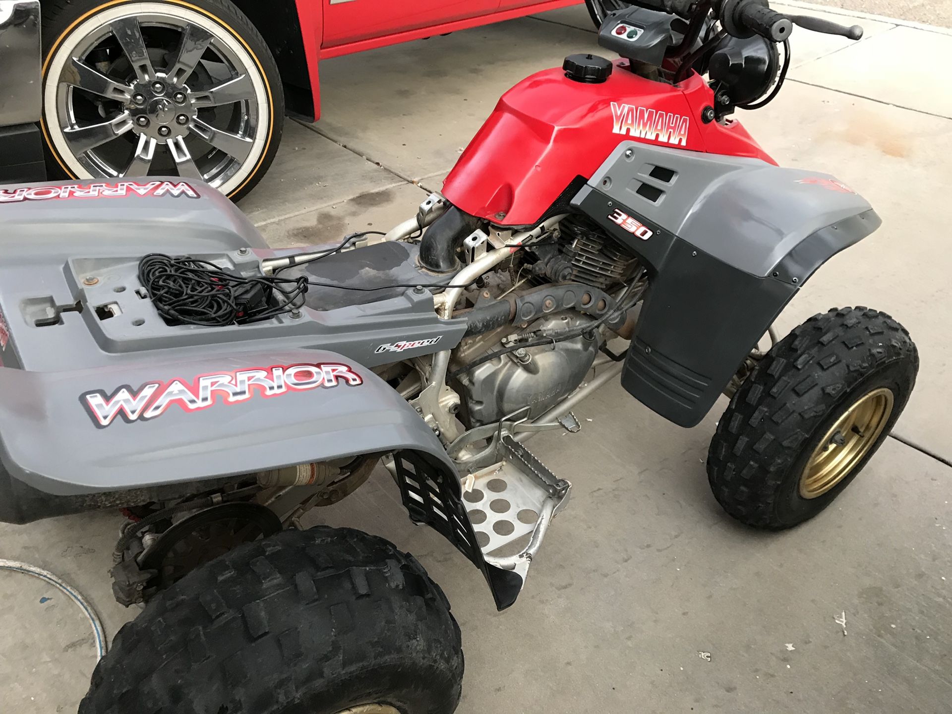 1996 Yamaha warrior 350 clean title great running bike for Sale in