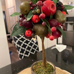 Artificial Fruit Topiary Tree