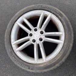 1 — 245/45r19 5x120 5x4.72 Stock Tesla Model S X wheel Rim Tire