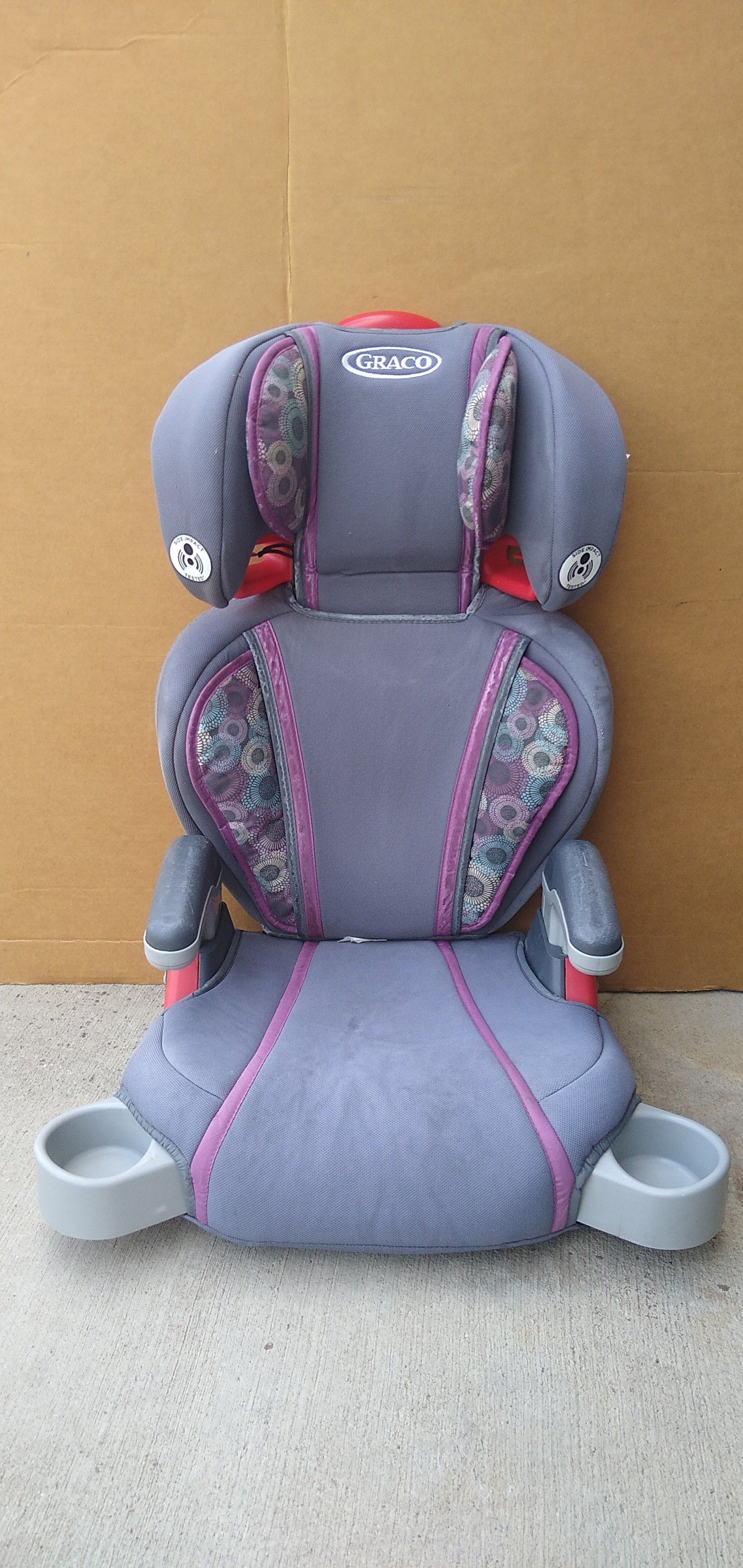 Booster car seat with back for kid