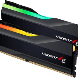 G.SKILL Trident Z5 RGB Series (Intel XMP 3.0 & AMD Expo) DDR5 RAM 32GB (2X 16GB) 6000MT/s CL36-36-36-96 1.35V Desktop Computer Memory U-DIMM - Matte B