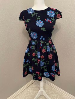 Blue Floral Dress