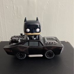 The Batman batmobile funko pop
