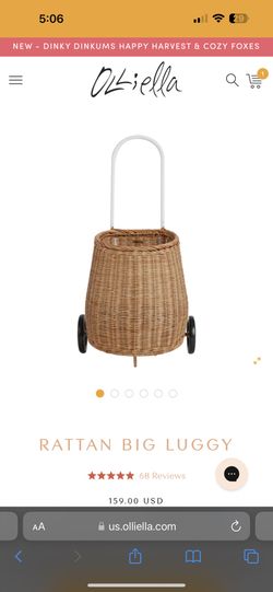Adorable New Rattan Buggy 