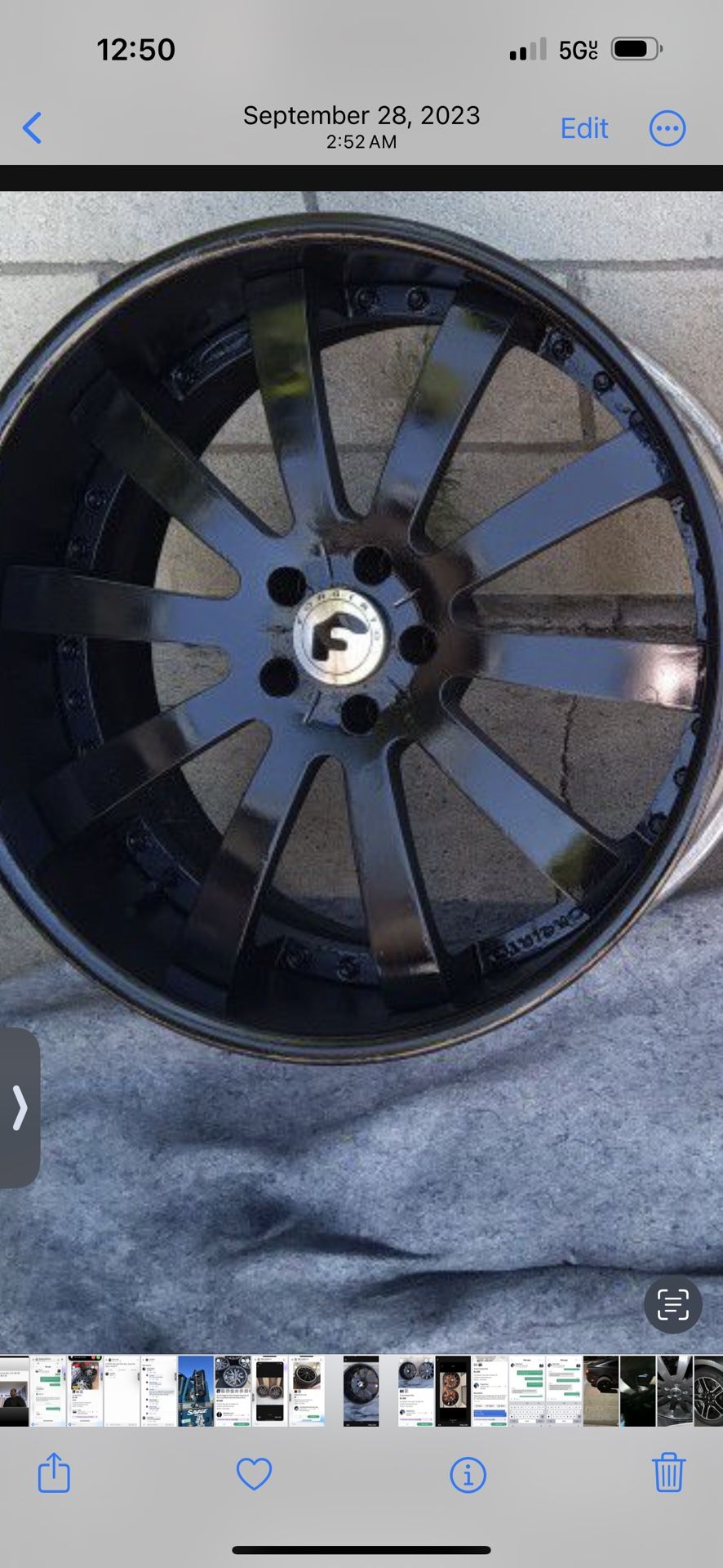 22 Inch Forgiato Rims 1000 OBO
