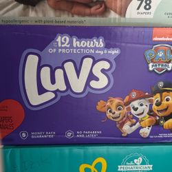 LUVS baby Diapers $10