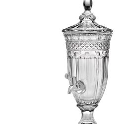 (2) Glass Drink Dispensers 