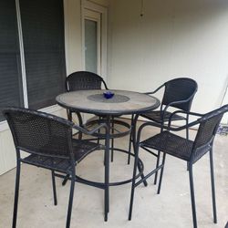 Outside Table With 4 Chairs