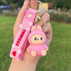 Labubu Keychain Pink Princess
