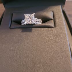 3ct tw Princess Cut Diamond Ring